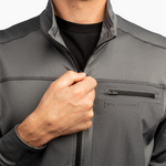 Men's 1/4 Zip Grid Fleece