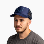 Glyphs Trucker Hat - Navy